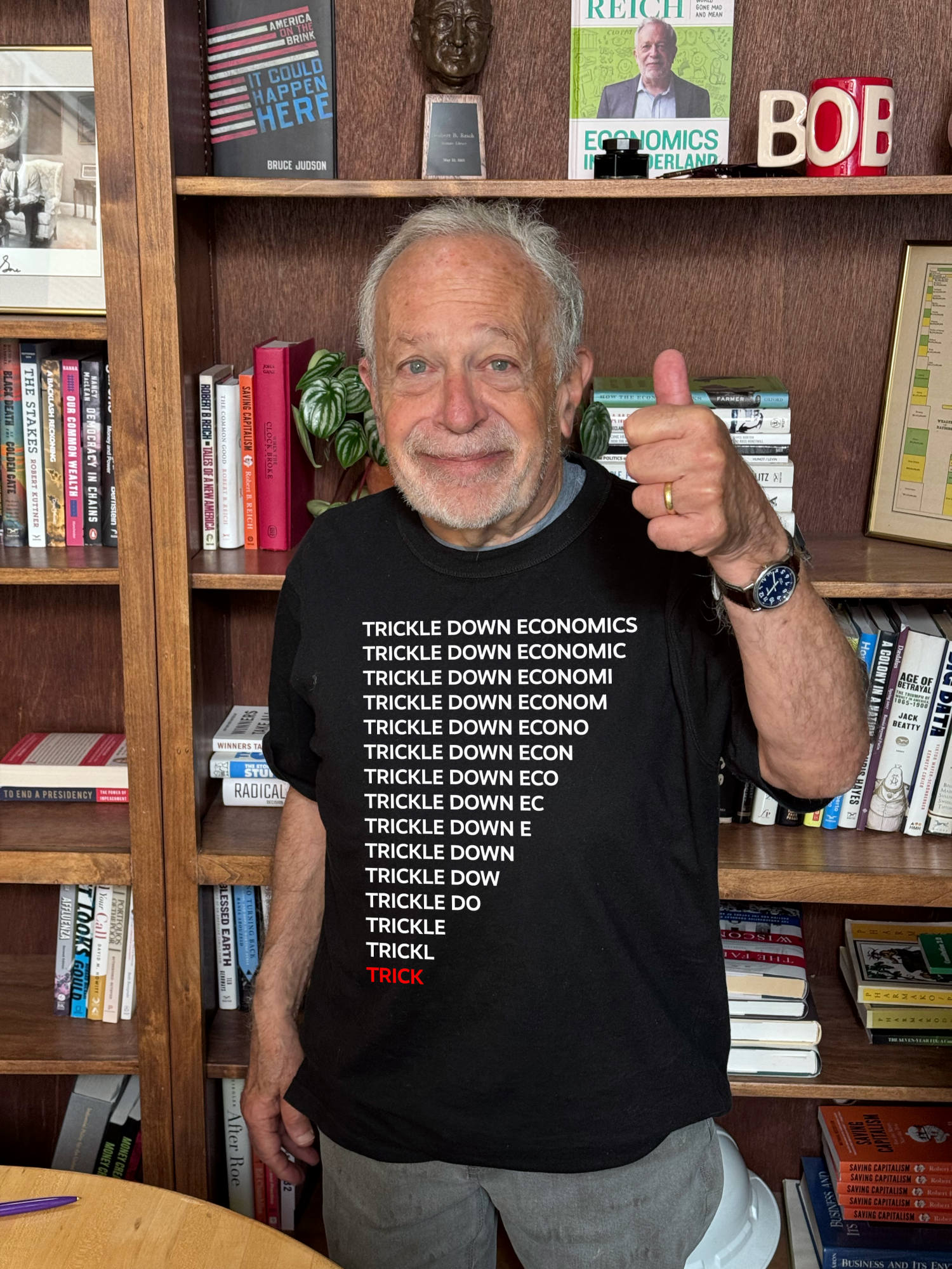 Trickle Down Economy T-Shirt - Image 5